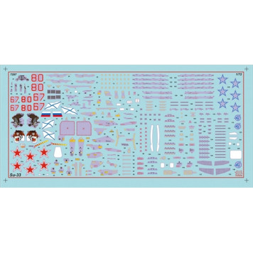 Russian Su-33 Carrier-Based Fighter Model Kit-2