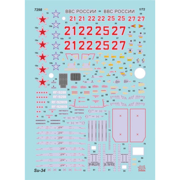 Su-34 Russian Aerospace Forces Multirole Fighter-Bomber Plastic Model Kit-4