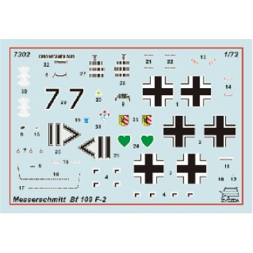 Messerschmitt Bf 109 F-2 German Fighter Model Kit-7