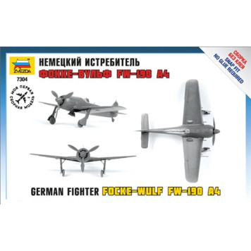 Focke-Wulf FW-190 A4 German Fighter-Bomber Plastic Model Kit-7