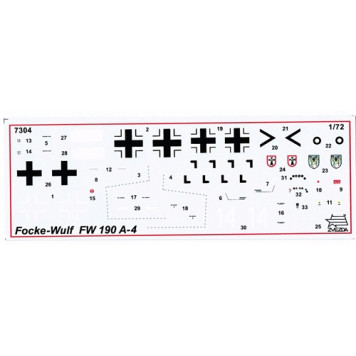 Focke-Wulf FW-190 A4 German Fighter-Bomber Plastic Model Kit-6