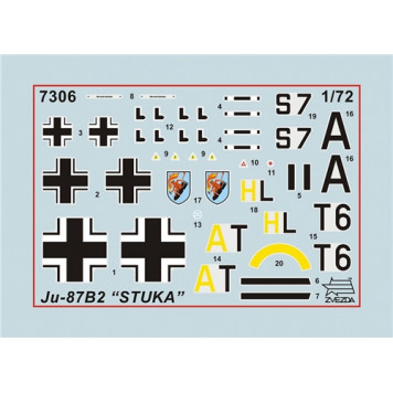 German WWII Stuka Ju-87B2 Dive Bomber Plastic Model Kit-3