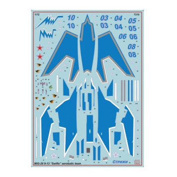 MiG-29 "Swifts" Aerobatic Team Model Kit-5