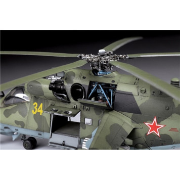 Soviet Mi-24P Attack Helicopter Plastic Model Kit-2