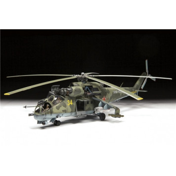Soviet Mi-24P Attack Helicopter Plastic Model Kit-3