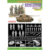 4th Fallschirmjäger Division Tank Crew with Kingtiger Henschel (Ardennes &44) Model Kit 4th Fallschirmjäger Division Tank Crew with Kingtiger Henschel (Ardennes &44) Model Kit