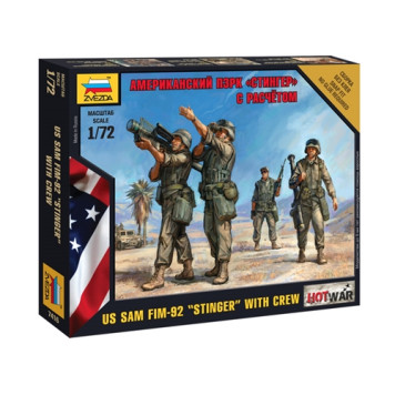 American Stinger MANPADS Model Kit with Crew