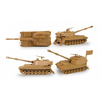 M-109 A2 American Self-Propelled Howitzer Plastic Model Kit-5