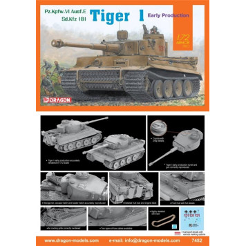 Early Version TIGER I Tank Assembly Model