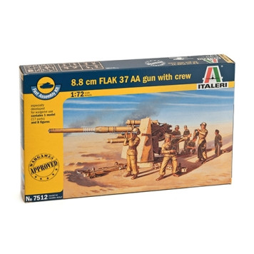 Flak 37 AA Gun 08.Aug Assembly Model