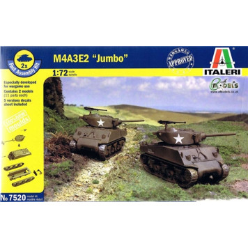 M4A3E2 Jumbo Tank Assembly Model