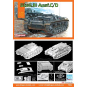 StuG III Ausf C/D Self-Propelled Gun Model Kit StuG III Ausf C/D Self-Propelled Gun Model Kit