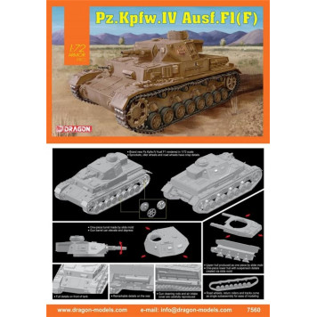 Pz.Kpfw. IV Ausf. F1 Tank Assembly Model
