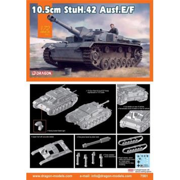 10.5cm StuH.42 Assault Howitzer Scale Model-1