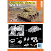T-34/85 Soviet Tank Plastic Model Kit T-34/85 Soviet Tank Plastic Model Kit
