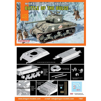 M4A3(76)W VVSS Sherman Tank Assembly Model-1