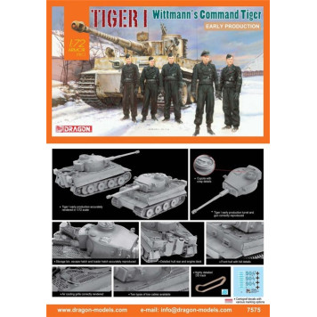 Tiger Wittmann Tank Model Kit-1