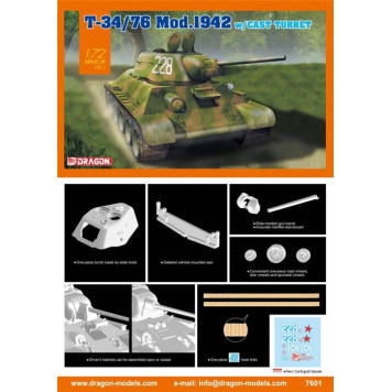 T-34/76 Mod.1942 Cast Turret Assembly Model