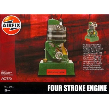 4-Stroke Gasoline Engine Assembly Model