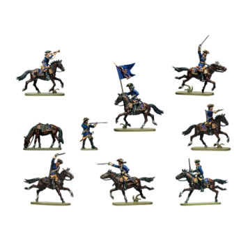 Swedish Dragoons of Charles XII Plastic Model Kit-6
