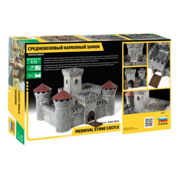 Medieval Castle Plastic Model Kit-3
