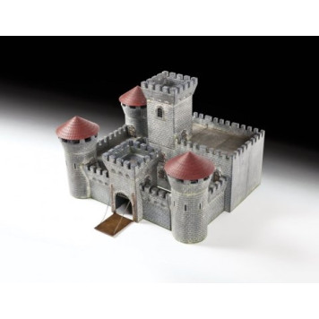 Medieval Castle Plastic Model Kit-1