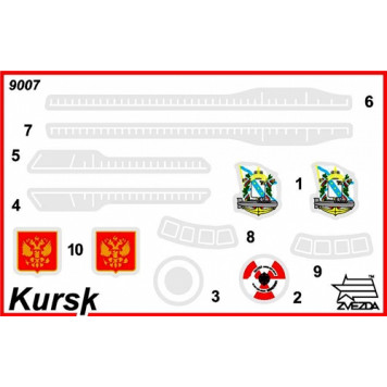 Russian Atomic Submarine Cruiser K-141 "Kursk" Scale Model-6