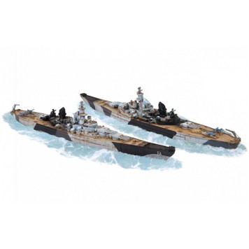 American Iowa Battleship Plastic Model Kit-3