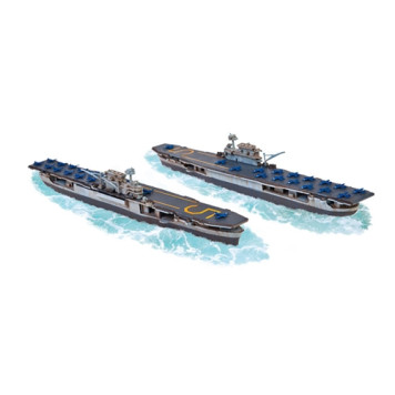 American Aircraft Carrier Yorktown Model Kit-5