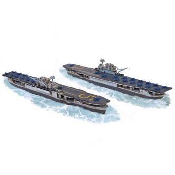 American Aircraft Carrier Yorktown Model Kit-2