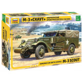 American M3 Scout Armored Personnel Carrier (with Canopy) Plastic Model Kit American M3 Scout Armored Personnel Carrier (with Canopy) Plastic Model Kit