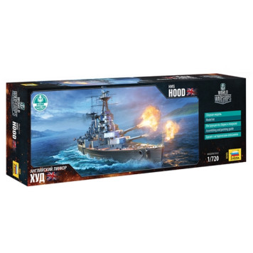 HMS Hood British Battleship Model Kit