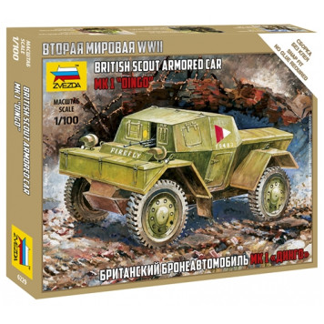 Daimler Mk-I "Dingo" British Armored Car Model Kit