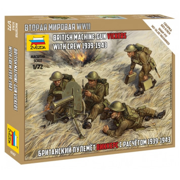 British Machine Gun Crew 1939-1943 Model Kit