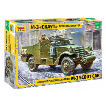 M-3 Scout Armored Personnel Carrier Plastic Model Kit