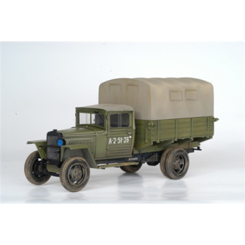 Soviet Army 1.5-Ton Truck 1943 "Polutorka" (GAZ-MM) Plastic Model Kit-3