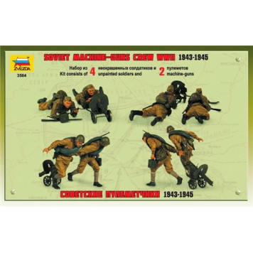 Soviet Machine Gunners 1943-1945 Model Kit-1