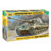 German Heavy Tank T-VIB "King Tiger" with Henschel Turret Model Kit German Heavy Tank T-VIB "King Tiger" with Henschel Turret Model Kit