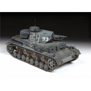 German Tank T-IV E Plastic Model Kit-3