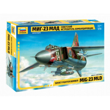 Soviet Fighter-Bomber MiG-23MLD Plastic Model Kit