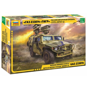 GAZ "Tigr" Model Kit with Kornet-D Anti-Tank Missile System
