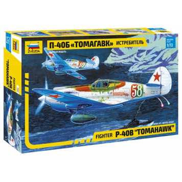 P-40B "Tomahawk" Fighter Plane Model Kit