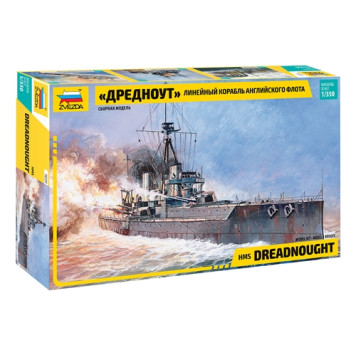 British Royal Navy Dreadnought Battleship Scale Model