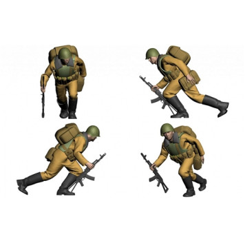 Soviet Paratroopers Model Kit - Afghanistan War-7