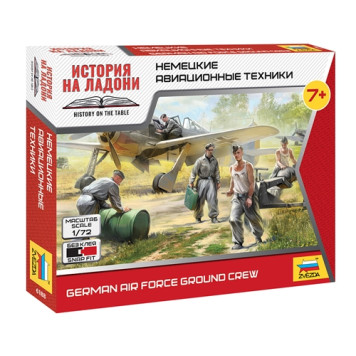 German Aircraft Technicians Model Kit