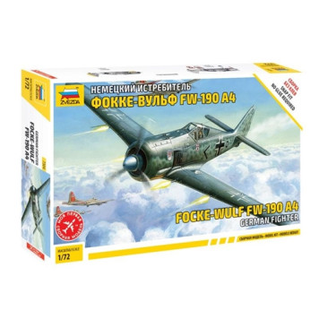 Focke-Wulf FW-190 A4 German Fighter-Bomber Plastic Model Kit