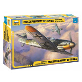 German Fighter Messerschmitt BF-109G6 Plastic Model Kit