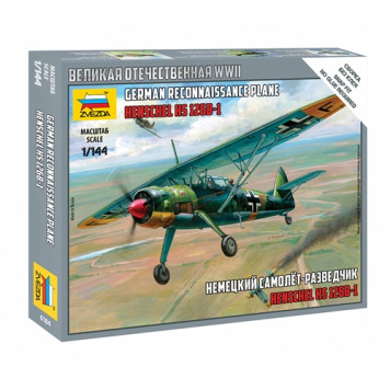 Henschel Hs 126B-1 German Reconnaissance Aircraft Model