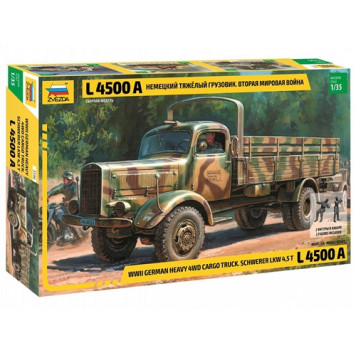 WW2 German Heavy Truck L 4500A Plastic Model Kit