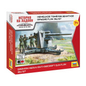 German Heavy Anti-Aircraft Gun FLAK 36/37 Model Kit German Heavy Anti-Aircraft Gun FLAK 36/37 Model Kit